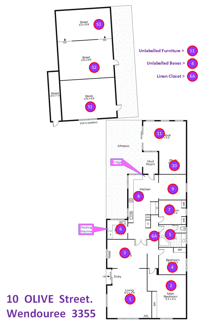 10 Olive St. map